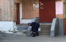 Ремонт крылец дома по адресу ул. Танкистов, 12