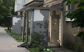 Ремонт входных групп дома по адресу ул. Льва Толстого, 33