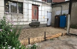 Ремонт отмостки дома по адресу ул. Плеханова, 70