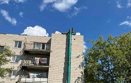 Капитальный ремонт кровли дома по адресу ул. Стахановская, 49