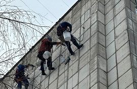 Герметизация и утепление стен дома по адресу ул. Стахановская, 4