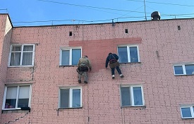 Частичное утепление стены дома по адресу ул. Танкистов, 8