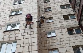 Частичная герметизация швов дома по адресу ш. Космонавтов, 84А