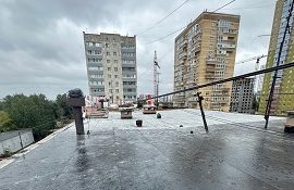 Капитальный ремонт кровли в доме по адресу ул. Танкистов, 8